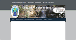 Desktop Screenshot of edsrockery.com